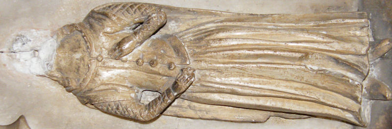 Warwick - St Mary Thomas Beauchamp 1369 and wife Katherine mortimer 1369 weeper